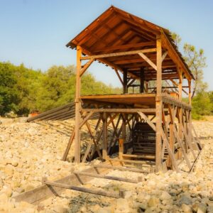 An old mining structure