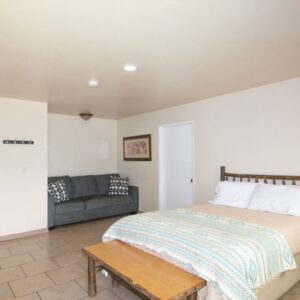 Inside family bunkhouse