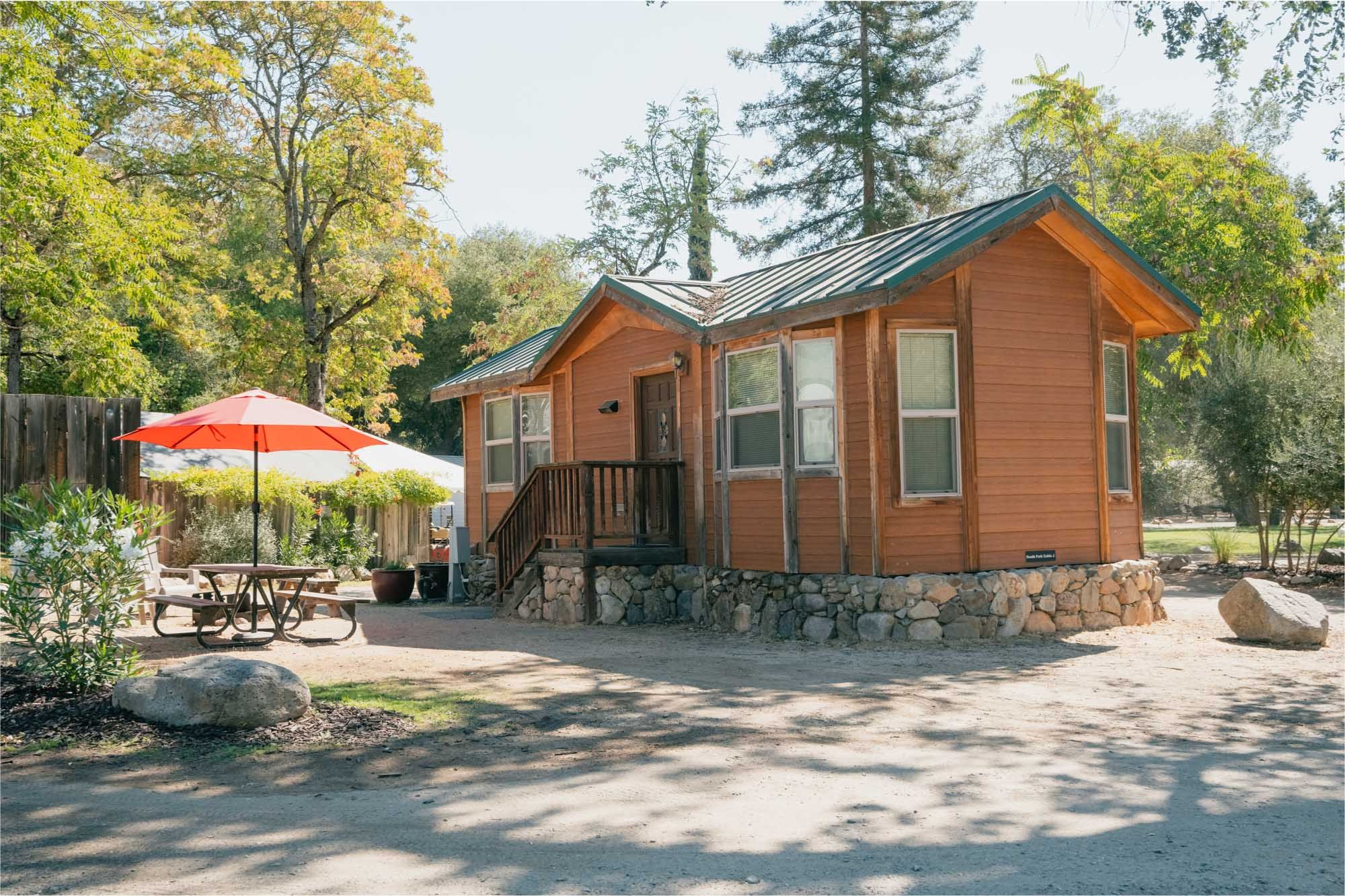 Cabin camping