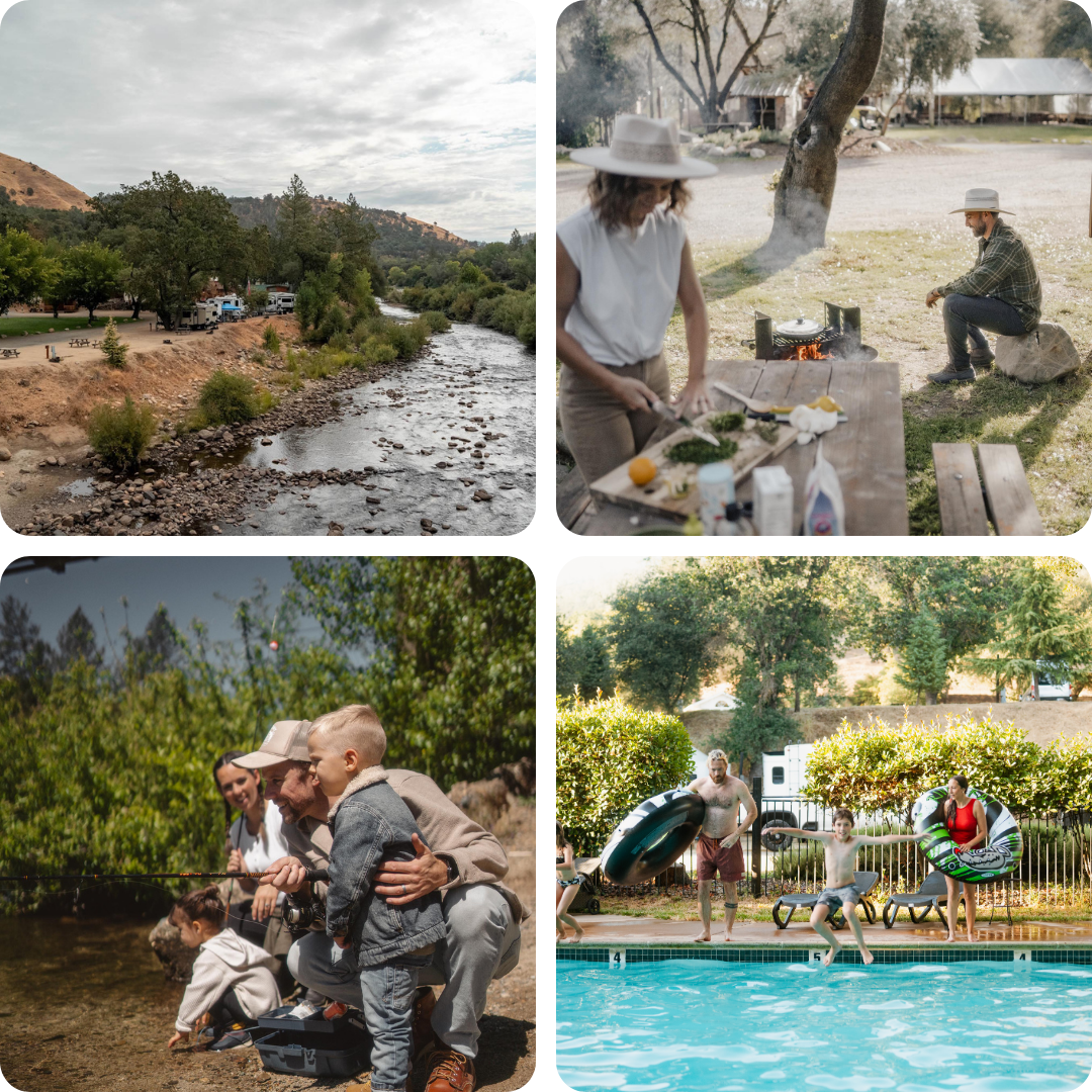 Camp activities - collage 1