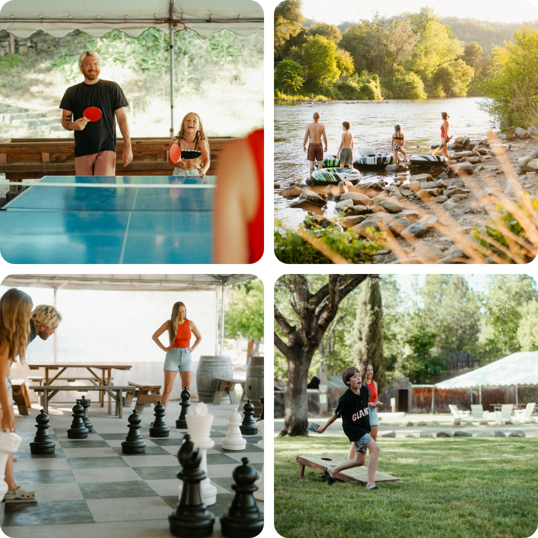 Camp activities - collage 2