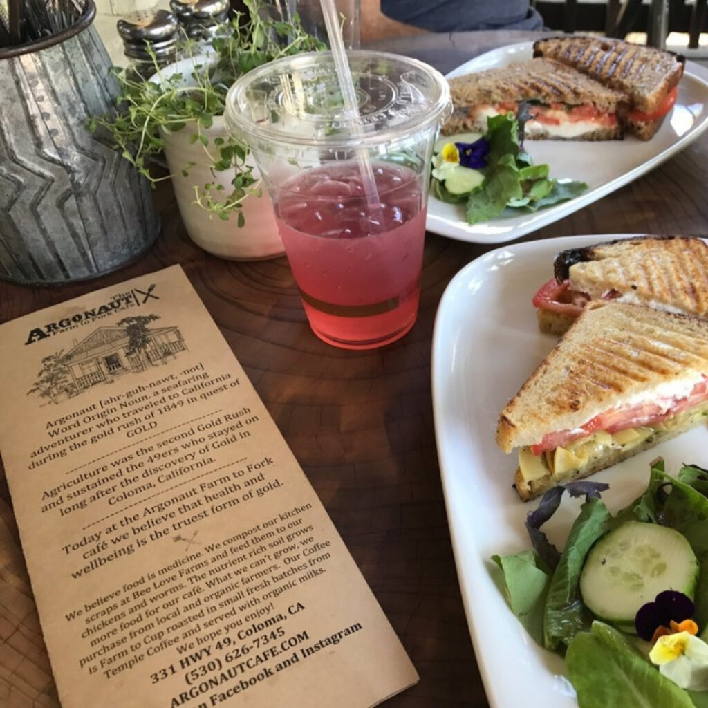 Meal from the Argonaut Cafe