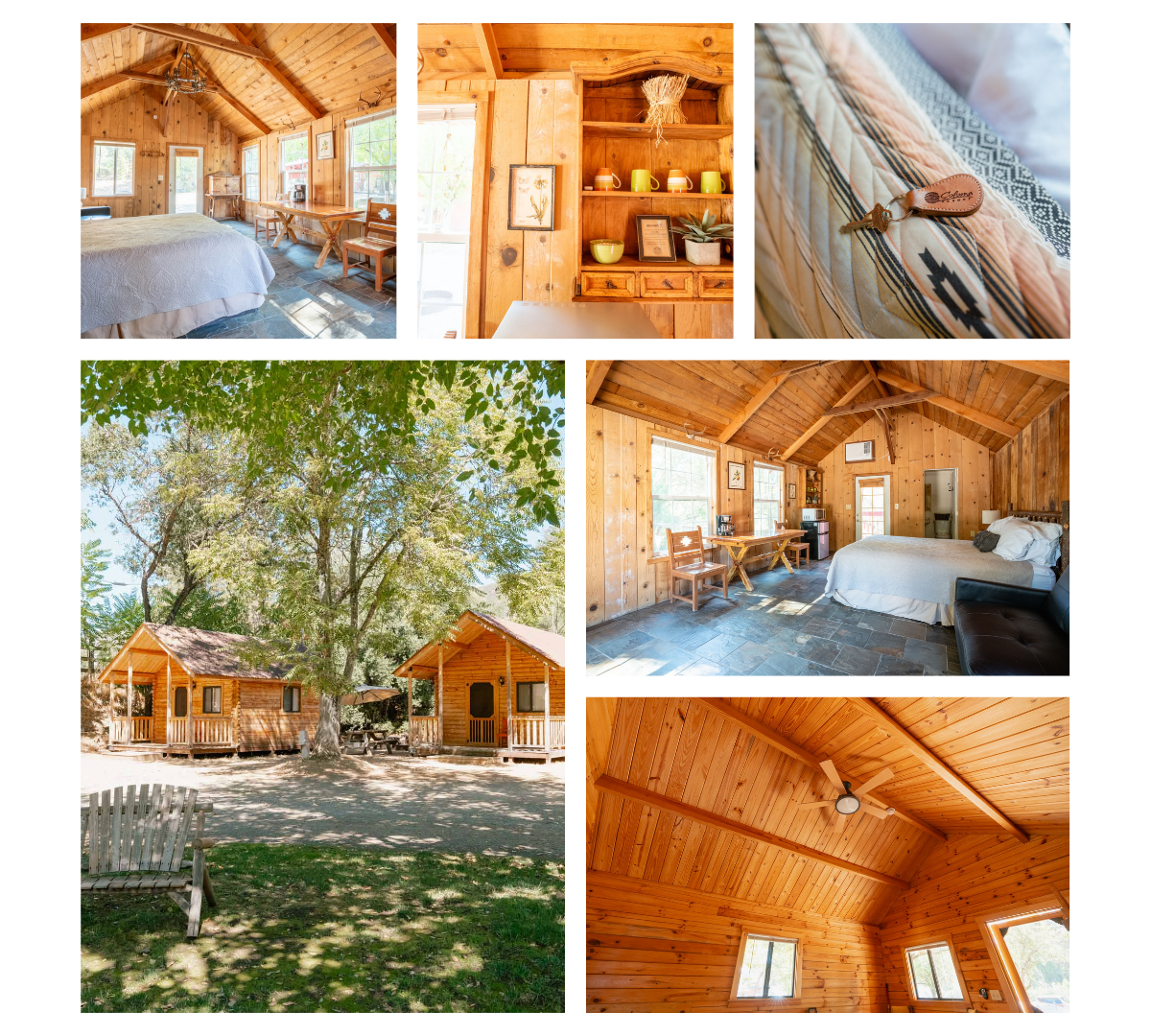 Coloma Resort- Cabin accomodations- gold rush cabins overview image